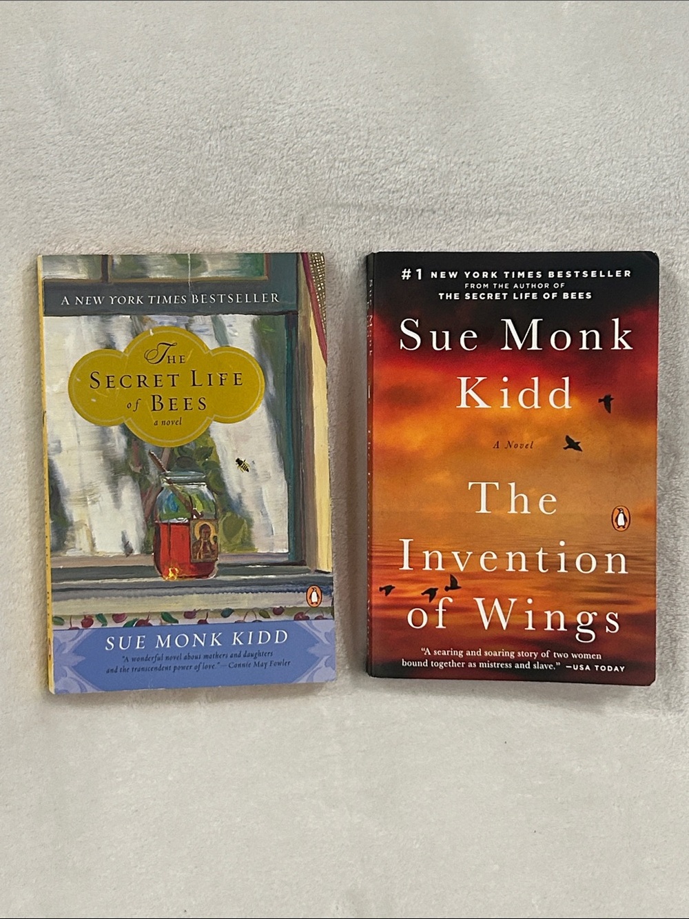 Secret Life of Bees & The Invention Of Wings - 2 Sue Monk Kidd books bestsellers